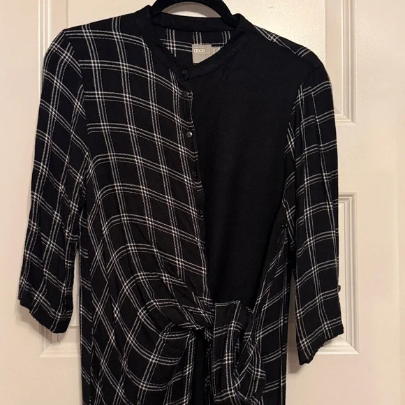 ASOS Black and White Checkered Dress - Picture 2 of 5